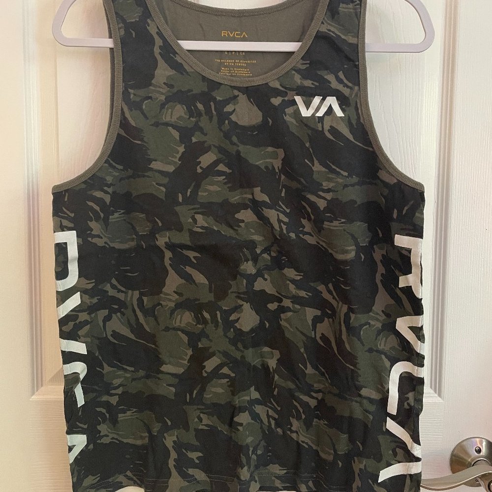 Men's Camo RVCA Tank Top - size S
